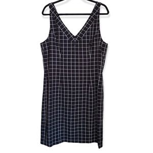 Michael Kors | Black & White Sheath Dress sz 16